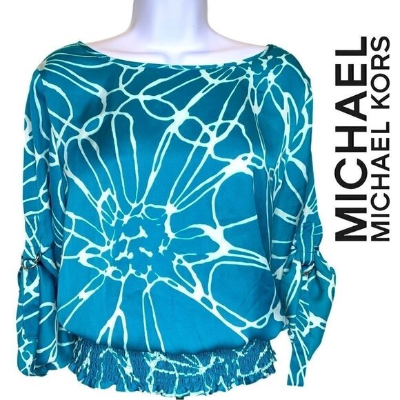 Michael Michael Kors Satin Blouse Size M - Picture 1 of 5